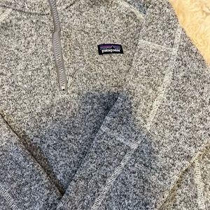 Grey Kids Patagonia Quarter Zip Sweatshirt